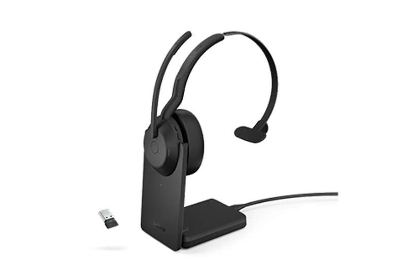 Jabra Evolve2 55 Link380a UC Mono Stand Headset 25599-889-989-01