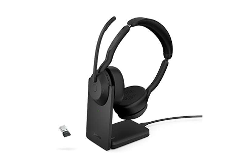 Jabra Evolve2 55 Link380a UC Stereo Stand Headset 25599-989-989-01