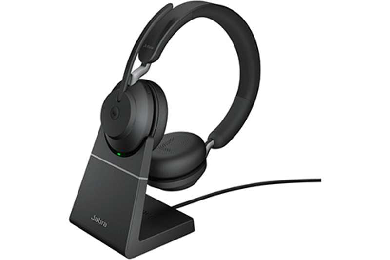 Jabra Evolve2 65 USB-A Teams Stereo Headset w/ Charger (26599-999-989)