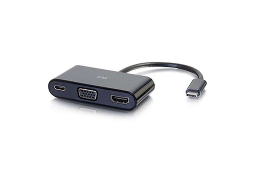 Cables To Go USB-C to 4K HDMI and VGA Multiport Adapter w/ Power Delivery up to 60W