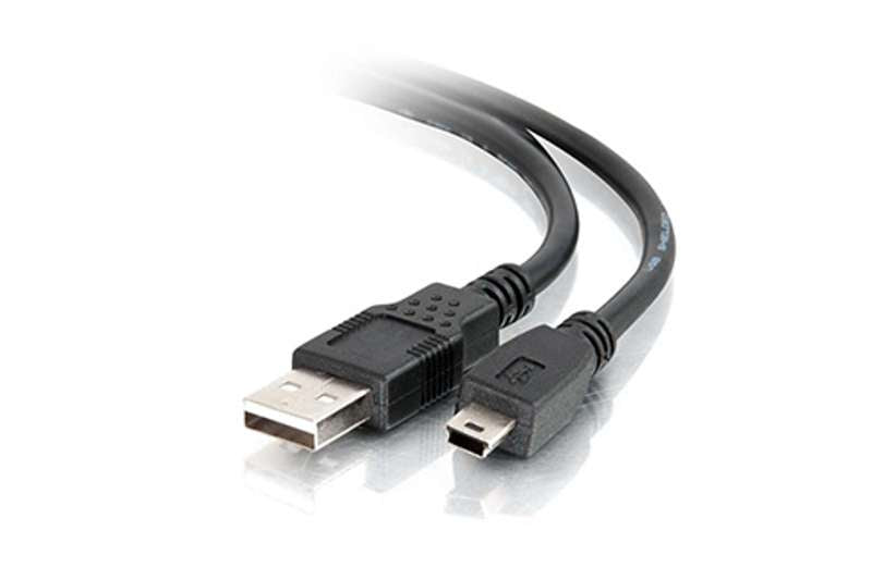 Cables To Go 6.6ft (2m) USB 2.0 A to Mini-B Cable