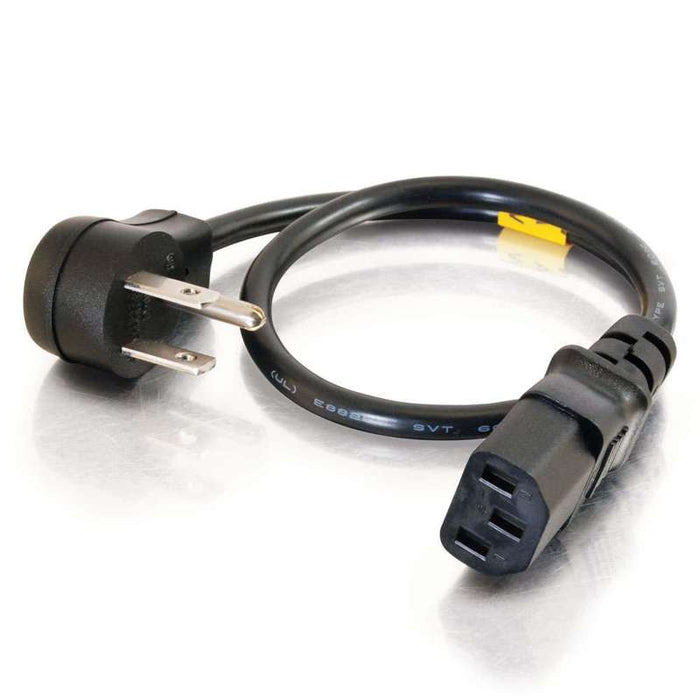 Cables To Go 1.5ft Universal Flat Panel Power Cord