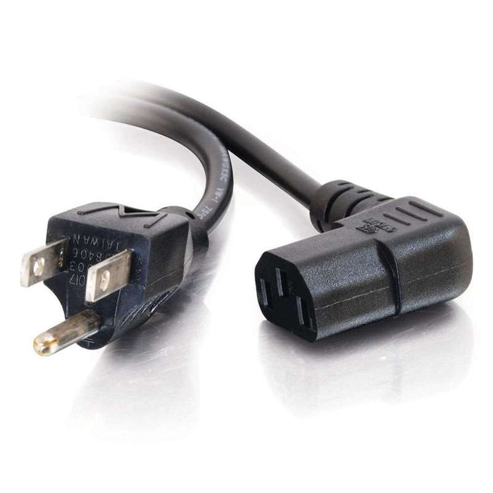 Cables To Go 10ft Right Angle Universal Power Cord