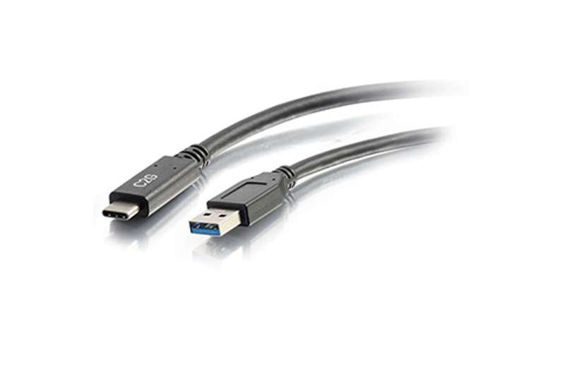 Cables To Go 6ft USB-C to USB-A SuperSpeed USB 5Gbps Cable