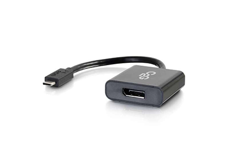 Cables To Go USB-C to DisplayPort Adapter Converter - 4K 30Hz - Black