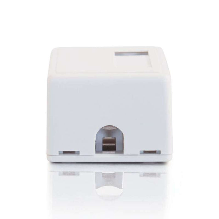 Cables To Go Keystone Surface Mount Box 1-Port White