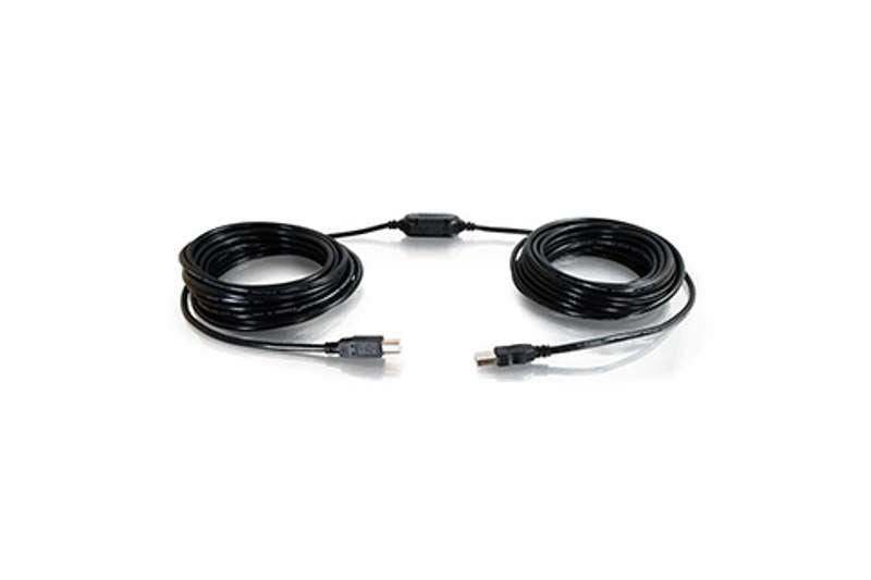 Cables To Go 25ft (7.6m) USB A/B Active Cable (Center Booster Format)