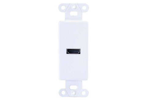 Cables To Go HDMI Pass Through Decorative Wall Plate - White