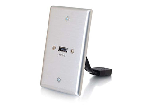 Cables To Go HDMI Pass Through Single Gang Wall Plate