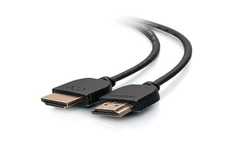 Cables To Go 2ft Ultra Flexible High Speed HDMI Cable with Low Profile Connectors - 4K 60Hz