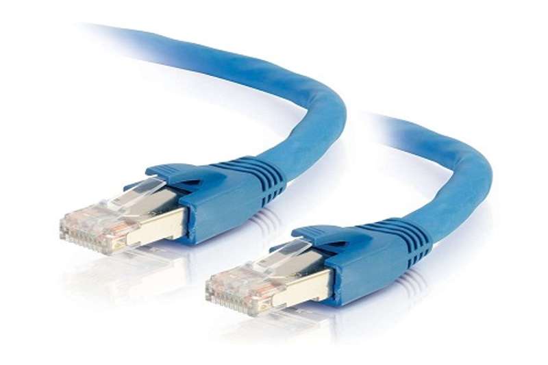 Cables To Go 250 ft Cat6 Snagless Solid Shielded Ethernet Network Patch Cable - Blue