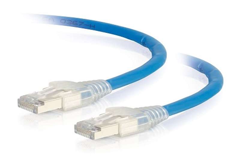 Cables To Go 50 ft HDBaseT Certified Cat6a Cable with Discontinuous Shielding - Blue