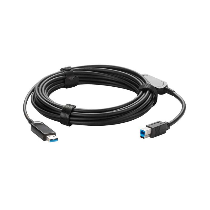 Vaddio USB 3.0 Active Optical Cable Type B to Type A - Plenum Rated - Black