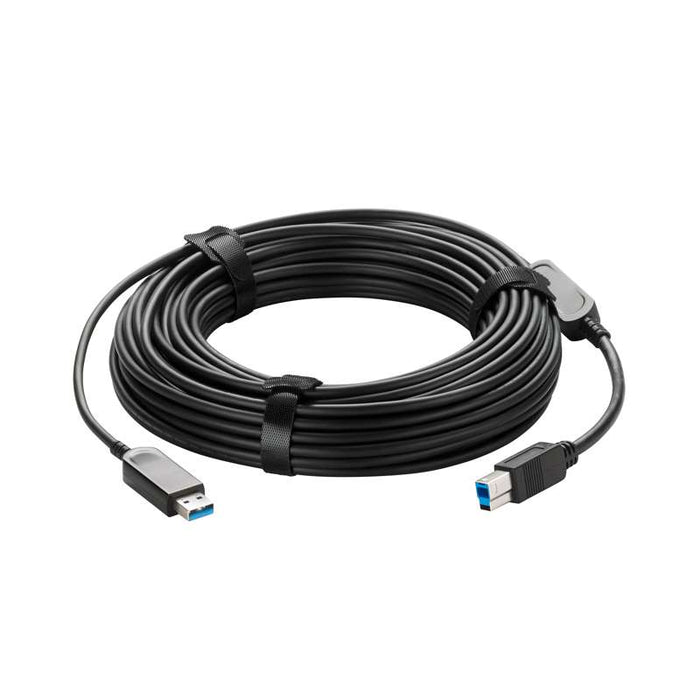 Vaddio USB 3.0 Active Optical Cable Type B to Type A - Plenum Rated - Black