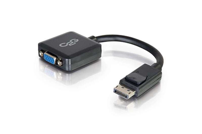 Cables To Go 8in DisplayPort to VGA Adapter Converter