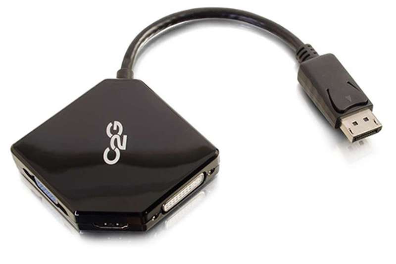 Cables To Go DisplayPort to HDMI, VGA, or DVI Adapter Converter