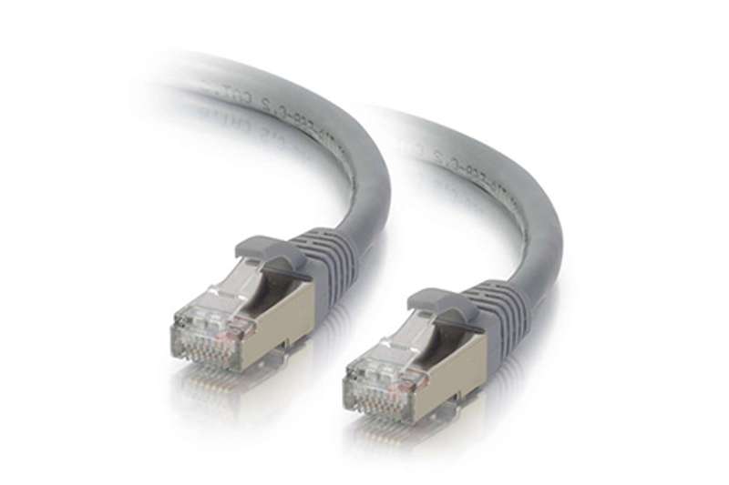 Cables To Go 3ft (0.9m) Cat6 Snagless Shielded (STP) Ethernet Network Patch Cable - Gray