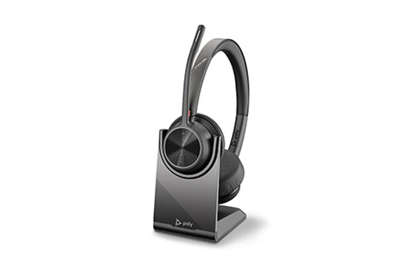 Poly Voyager 4320 UC Headset w/ Charge Stand, USB-A (77Y99AA)