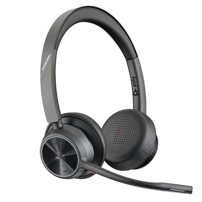 Poly Voyager 4320 Microsoft Teams Certified USB-C Headset + BT700 dongle + Charge Stand (77Z32AA)