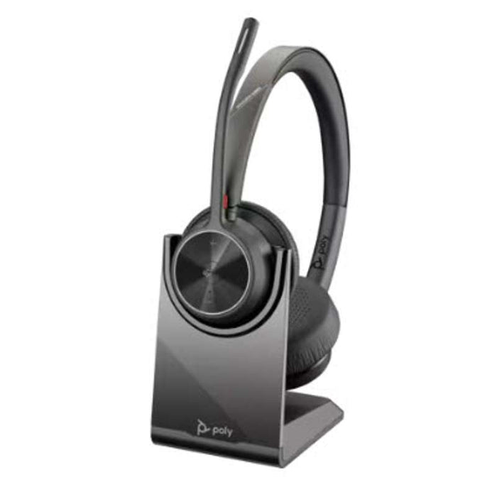 Poly Voyager 4320 Microsoft Teams Certified USB-C Headset + BT700 dongle + Charge Stand (77Z32AA)