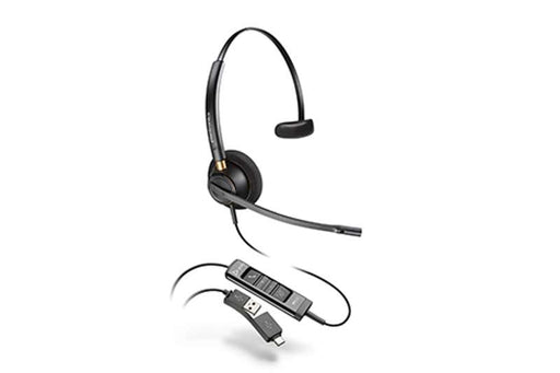 Poly EncorePro 515 USB-A/USB-C Corded Headset (783R0AA)