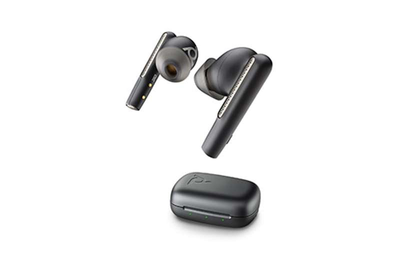 Poly Voyager Free 60 UC Ear Buds, Basic Charge Case, USB-A, Carbon Black (7Y8H3AA)