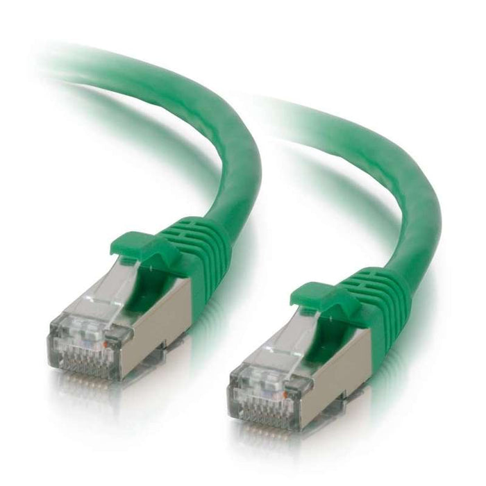 Cables To Go 5ft (1.5m) Cat6 Snagless Shielded (STP) Ethernet Network Patch Cable - Green