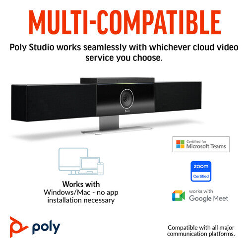 Poly Studio USB Video Conferencing Bar