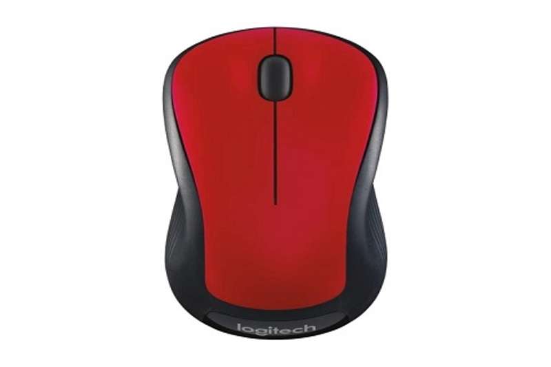 Logitech M310 Wireless Mouse (Glossy Red)