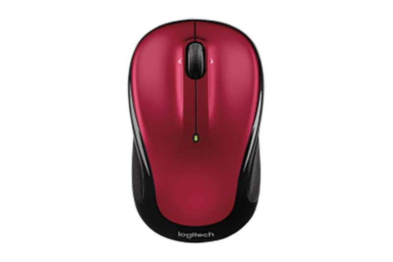 Logitech M325S Wireless Mouse, Red