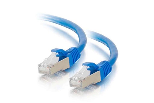 Cables To Go 0.5ft (0.15m) Cat6 Snagless Shielded (STP) Ethernet Network Patch Cable - Blue