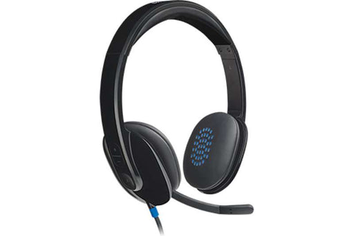 Logitech H540 Corded Stereo USB Headset  (981-000510)