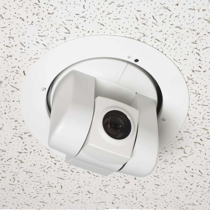 Vaddio IN-Ceiling Half Recessed Enclosure for Vaddio HD-Series PTZ Cameras - White