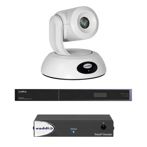 Vaddio EasyIP 20 Base Kit with IP PTZ Camera, White