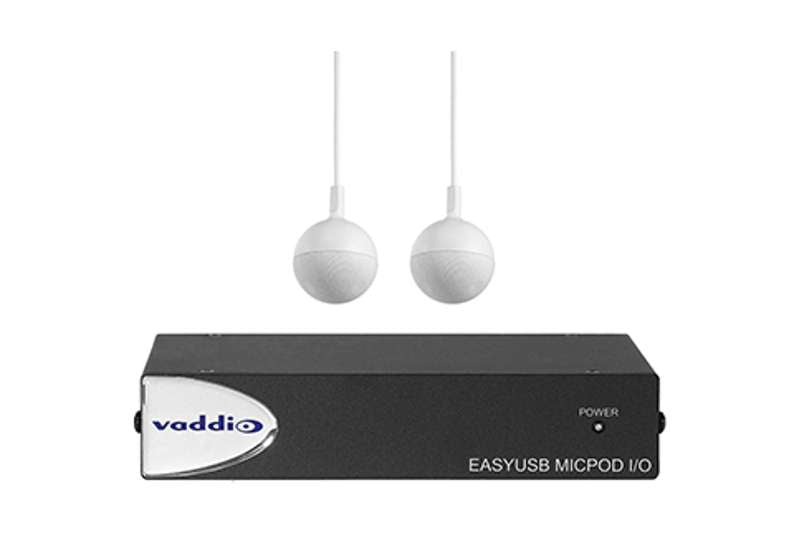 Vaddio EasyUSB MicPOD with 2 CeilingMIC Microphones