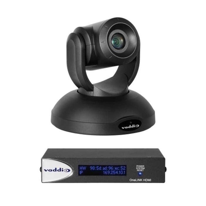 Vaddio RoboSHOT 20 UHD OneLINK HDMI PTZ Camera System, Black