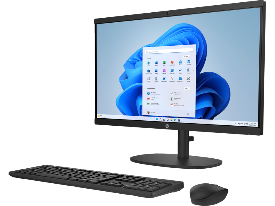 HP All-in-One Desktop 22-dg0040 - Intel® Processor N-series - 8 GB memory - 512 GB SSD storage