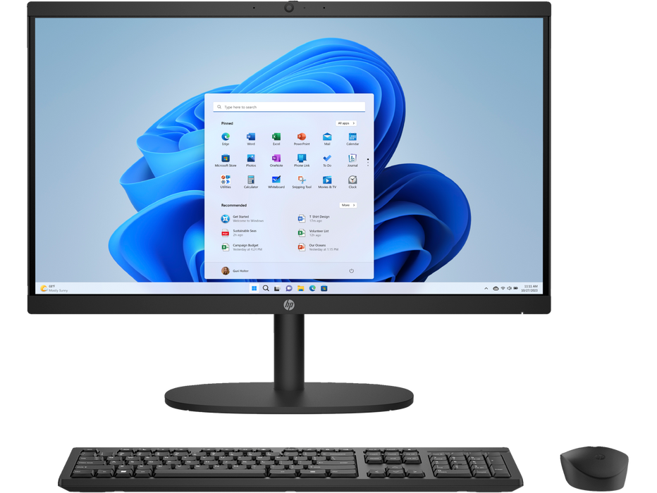 HP All-in-One Desktop 22-dg0040 - Intel® Processor N-series - 8 GB memory - 512 GB SSD storage