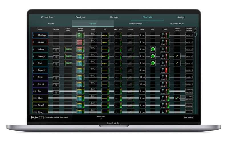 Allen & Heath AHM-32 32×32 Audio Matrix Processor