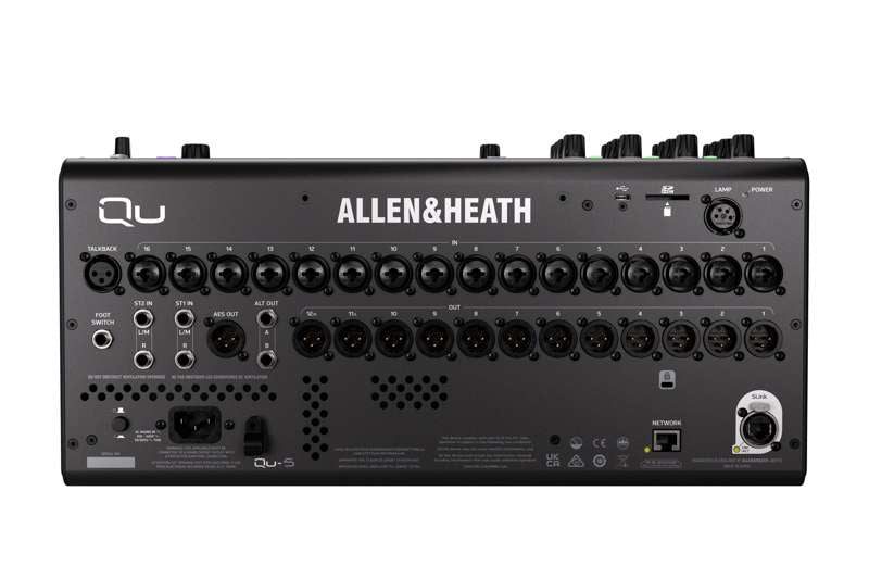 Allen & Heath Qu-5 Compact 38in/24out 96kHz Mixer