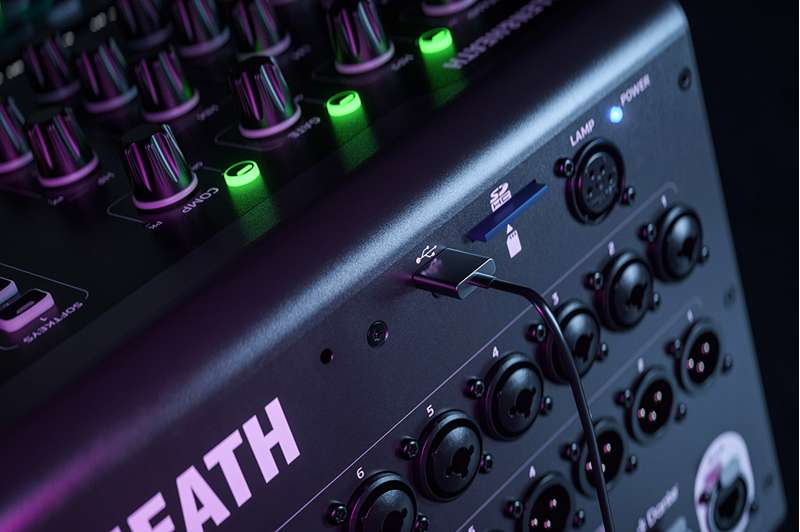 Allen & Heath Qu-6 Compact 38-In/24-Out 96kHz Digital Mixer