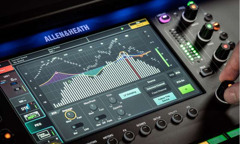 Allen & Heath SQ5+ 48 Channel / 44 Bus / 17 Fader Digital Mixer with RackUltra FX
