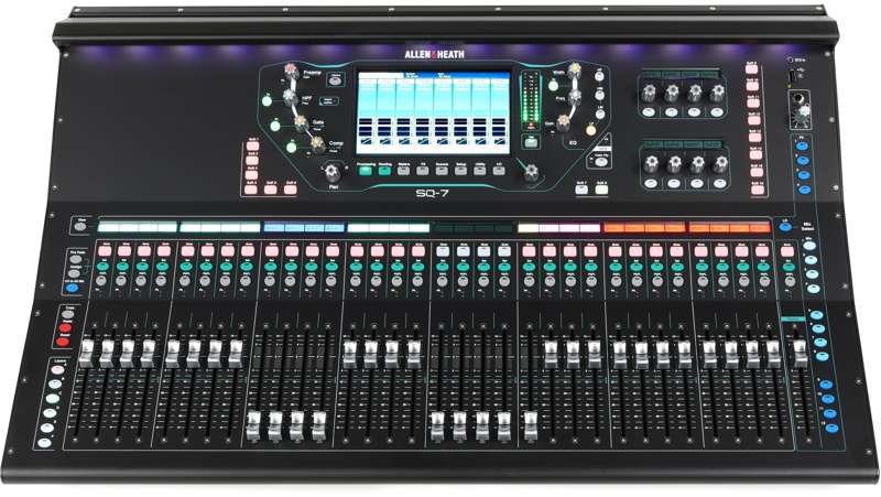 Allen & Heath SQ-7 48 Channel / 36 Bus / 33 Fader Digital Mixer