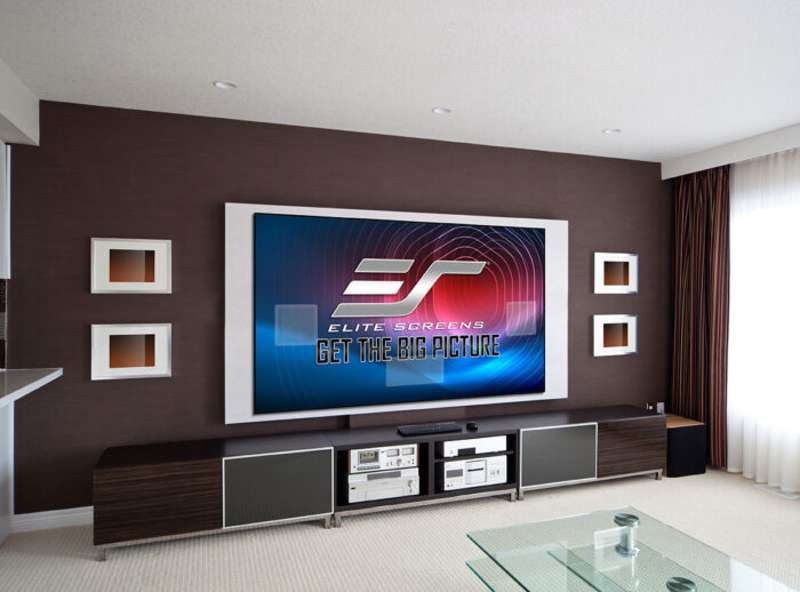 Elite Aeon CineWhite A8K Series, 103-inch Diag., 16:9 Fixed Frame Screen