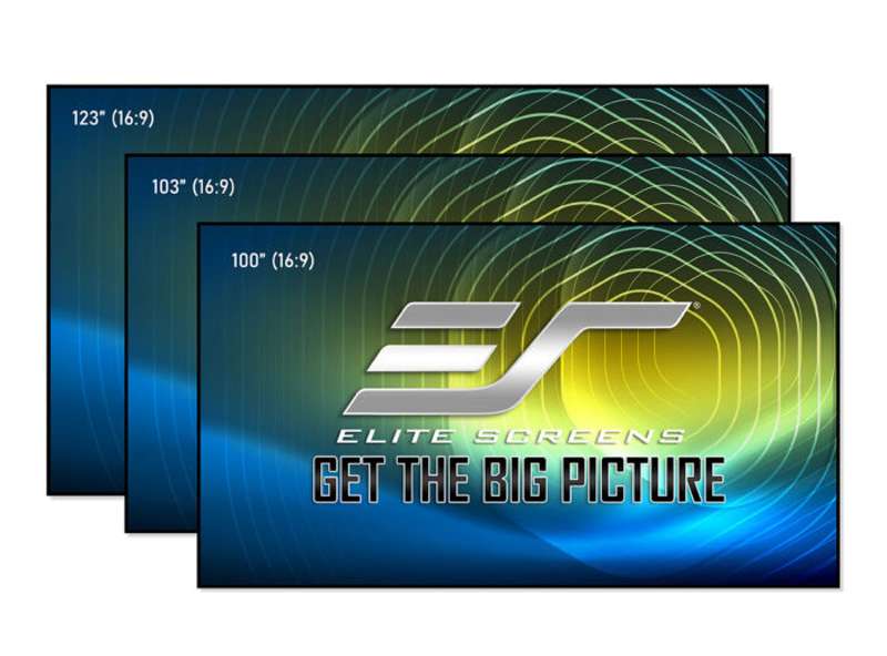 Elite Aeon CLR Series, 103-inch Diag., 16:9 Fixed Frame Screen, StarBright CLR Material