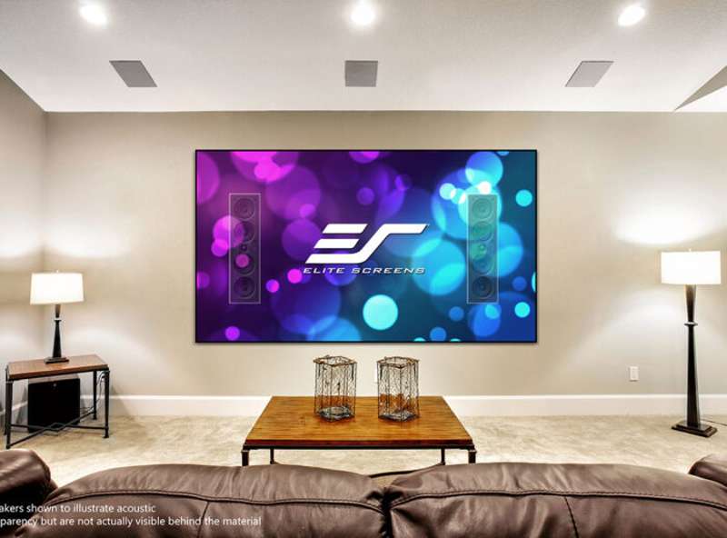 Elite Aeon CineGrey 3D AT Series, 110-inch Diag., 16:9 Fixed Frame Screen, CineGrey 3D-AT Material