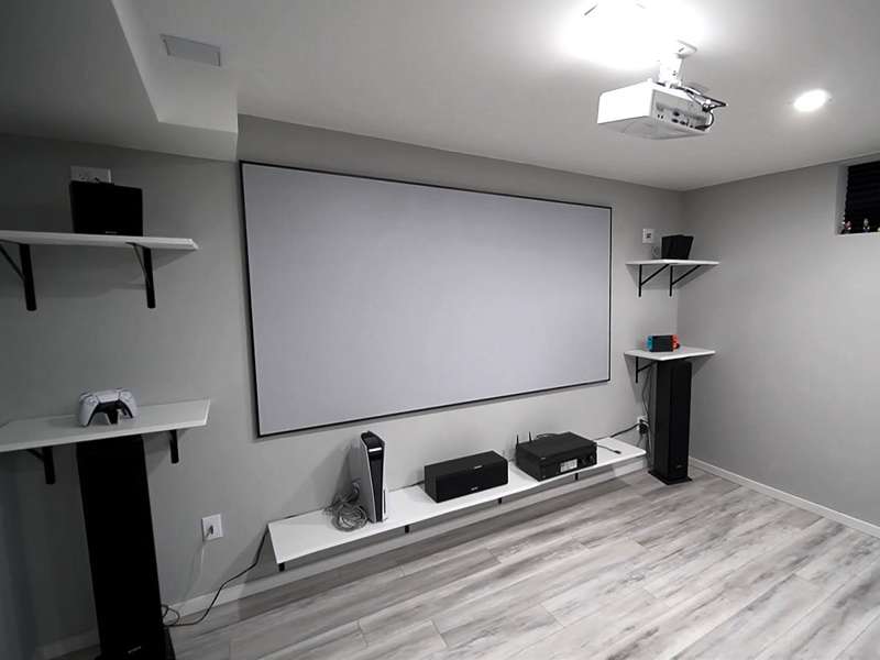 Elite Aeon Series, 125-inch Diag., 2.35:1 Fixed Frame Screen, CineWhite UHD-B Material