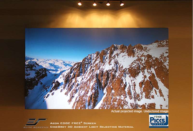 Elite Aeon CineGrey 3D Series 135 Inch Diagonal Fixed Frame Screen