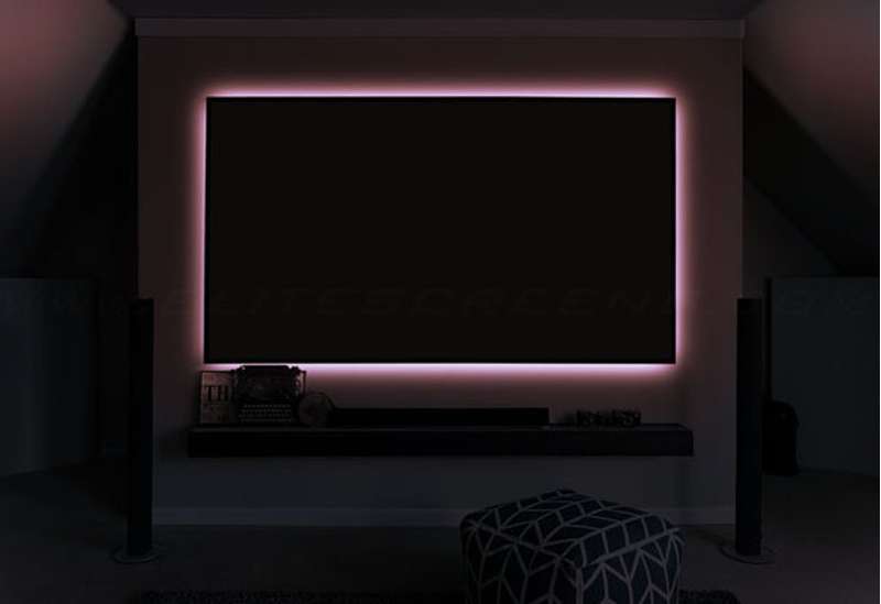 Elite Aeon CineWhite UHD-B Series 150 Inch Diagonal Fixed Frame Screen