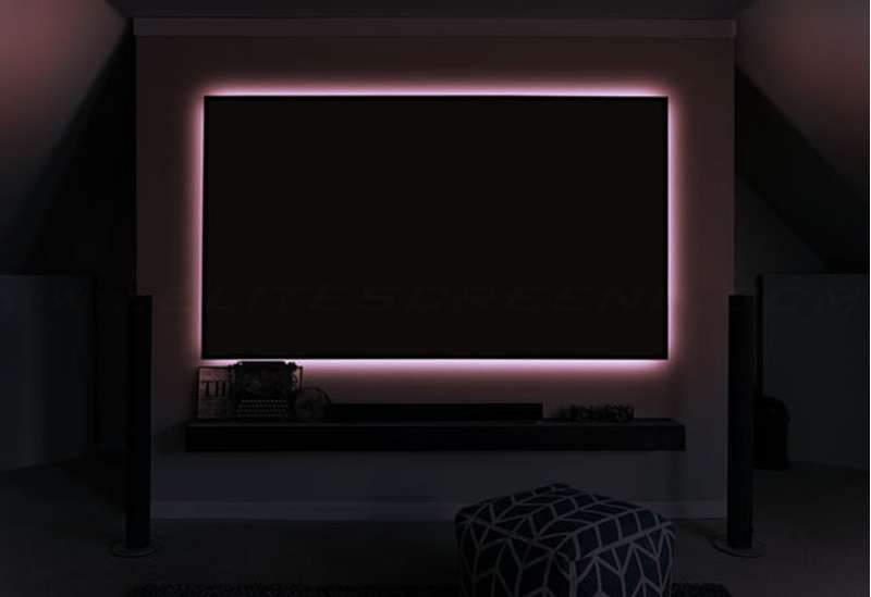 Elite Aeon CineWhite UHD-B Series 200 Inch Diagonal Fixed Frame Screen